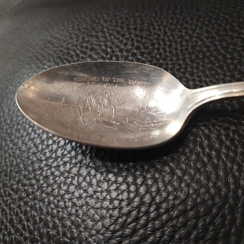 Vtg WM Rogers Silver Plated Souvenir Spoon William McKinley‎ Antique 25th Pres